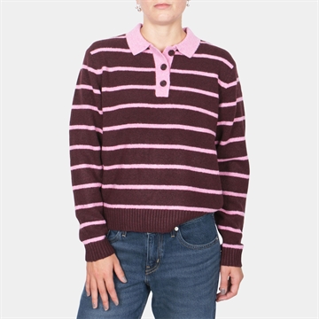 JJXX Girl Ruby Polo Neck Knit Orchid Smoke